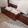 thumbnail image 1 of AFI Urban Tiroir de Lit en Bois Massif pour Lit Simple / Double en Noyer (Ensemble de 2), 1 of 13