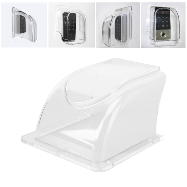 Cubierta De Plástico Para La Lluvia Del Timbre, Protector De Agua De Plástico Transparente De Instalación Rápida Para Acceso A La Puerta