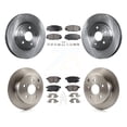 thumbnail image 1 of Transit Auto Front Rear Disc Brake Rotors and Ceramic Pads Kit for Car 2010 Toyota Matrix XRS K8T-101365, 1 of 11