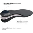 thumbnail image 3 of WalkHero Adult Unisex Arch Support Insoles Plantar Faciitis Orthotics Inserts Relieve Flat Feet High Arch Foot Pain Insoles, 3 of 8