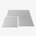thumbnail image 5 of Velotas 1/2 Inch Interlocking EVA Foam Personal Fitness Mat, Diamond Plate Exercise Mats for Indoor Workout, 24 in x 24 in, 5 of 8
