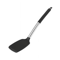 Stainless Steel Handle Silicone Nonstick Spatulas, High Heat to 480°F, Food Grade Turner, Free