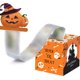 thumbnail image 4 of Decoración para fiesta de Halloween Diseño de calabaza naranja espeluznante con motivo «truco o trato» Perfecto para disfraces de Halloween, decoraciones para fiestas y coleccionismo, 4 of 7