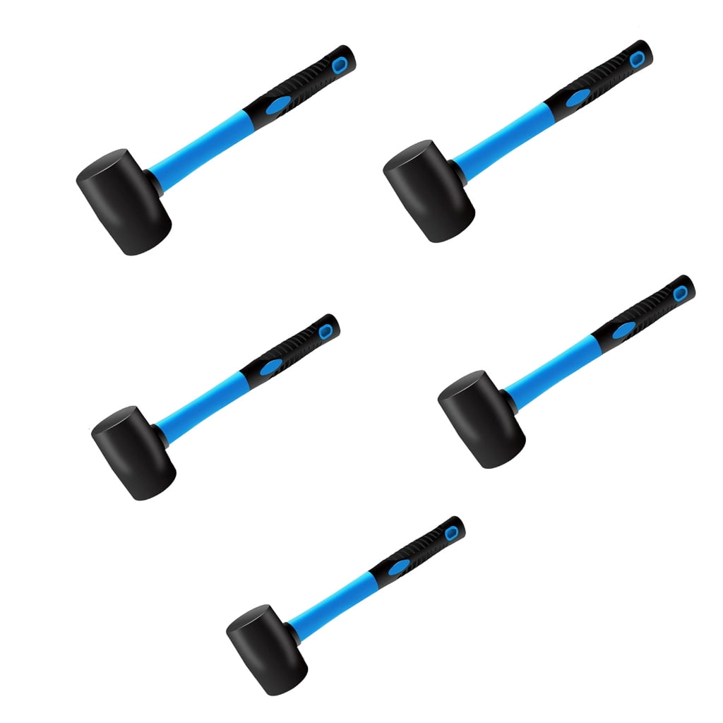MOMOJIA Nonslip Handle Rubber Construction Hammer Mallets For Precise Flooring Tile Work