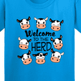 thumbnail image 4 of Inktastic Welcome to the Herd with Cute Black and White Holstein Cows Youth T-Shirt, 4 of 5