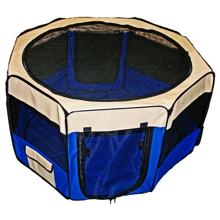 walmart puppy playpen shop4omni portable 45 inch puppy playpen play pet kennel cage blue walmart walmart puppy playpen shop4omni portable 45 inch puppy playpen play pet kennel cage blue walmart