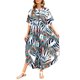 thumbnail image 1 of Vestido largo suelto con botones para mujer Vestido camisero con bolsillos Bata de playa Cubrir Tomshoo Vestido, 1 of 2