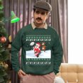 thumbnail image 5 of Christmas Sweatshirt, Funny Santa Reindeer Rugby Christmas Sweatshirt, Ugly Holiday Sweater, Xmas Sweatshirt for Men and Women, 5 of 5