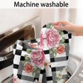 thumbnail image 5 of Pioneer Flower Floral Print Pattern Bathroom Rugs Mat, Non Slip Microfiber Bathroom Rug with Rubber Backing, Soft Mats for Bathroom Floor Tub Shower, 20"x32", 5 of 5
