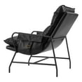 thumbnail image 5 of Halaus Accent Chair Black Accent Chair, Modern Style, Plush and durable faux leather fabric, Plywood, Indoor Living, 5 of 5