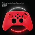 thumbnail image 2 of Verbatim Protective Covers for Xbox Series X/S Wireless Controllers 2pk Blk-Red, 2 of 7