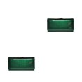 thumbnail image 4 of Guardurnaity Cartera larga para mujer, monedero de almacenamiento de cambio de cuero, portatarjetas de débito portátil, bolsa de transporte, Verde 2piezas, 4 of 6