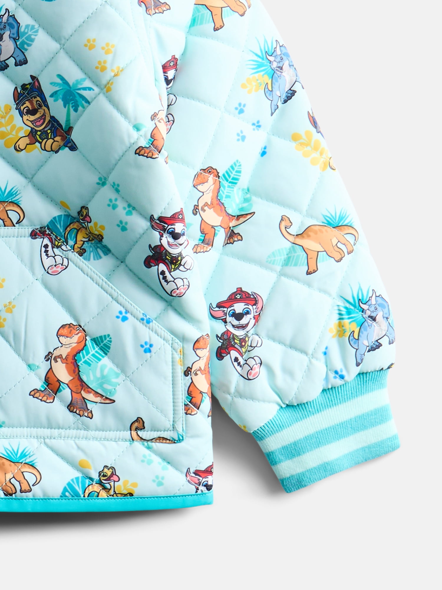 Paw Patrol Toddler Boys Quilted Bomber Jacket, Sizes 12M-5T