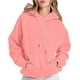 thumbnail image 3 of Camisas para mujer,Sudadera con capucha degradada, blusa de manga larga con cordón, cuello redondo, tejido suave y transpirable, corte holgado para usar en casa, sopatenor, 3 of 9