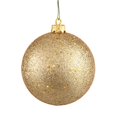 thumbnail image 1 of Vickerman 8" Gold Sequin Ball Ornament, 1 of 2