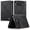 Black, variant on CaseMe 013 Wallet Flip Phone Case for iPhone Duo Card Slot Stand, Black