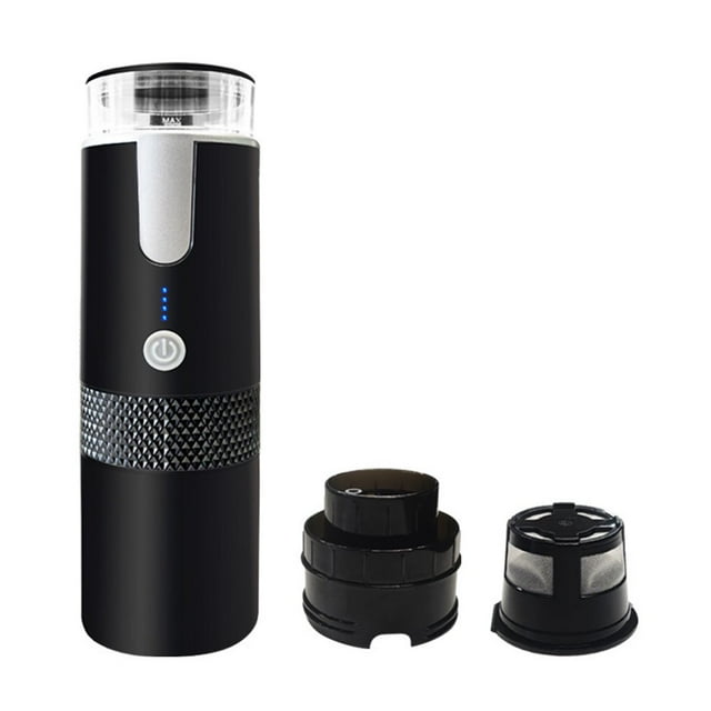 HLONK Single Serve Coffee Brewer Black and Silver