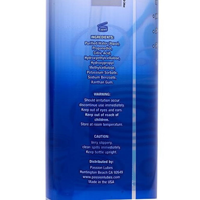 Passion Lubes, Water Based Lube, Passion Natural Water Based