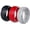 Black, Red, Light Gray, variant on Rinfit Silicone Wedding Ring for Men - Soft Rubber Wedding Band Replacement - Infinity Collection - 3 Rings Pack