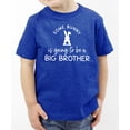 thumbnail image 3 of Some Bunny is Going to be a Big Brother Shirt for Boys Easter Pregnancy Announcement Tee Vintage Royal Shirt Youth Medium, 3 of 5