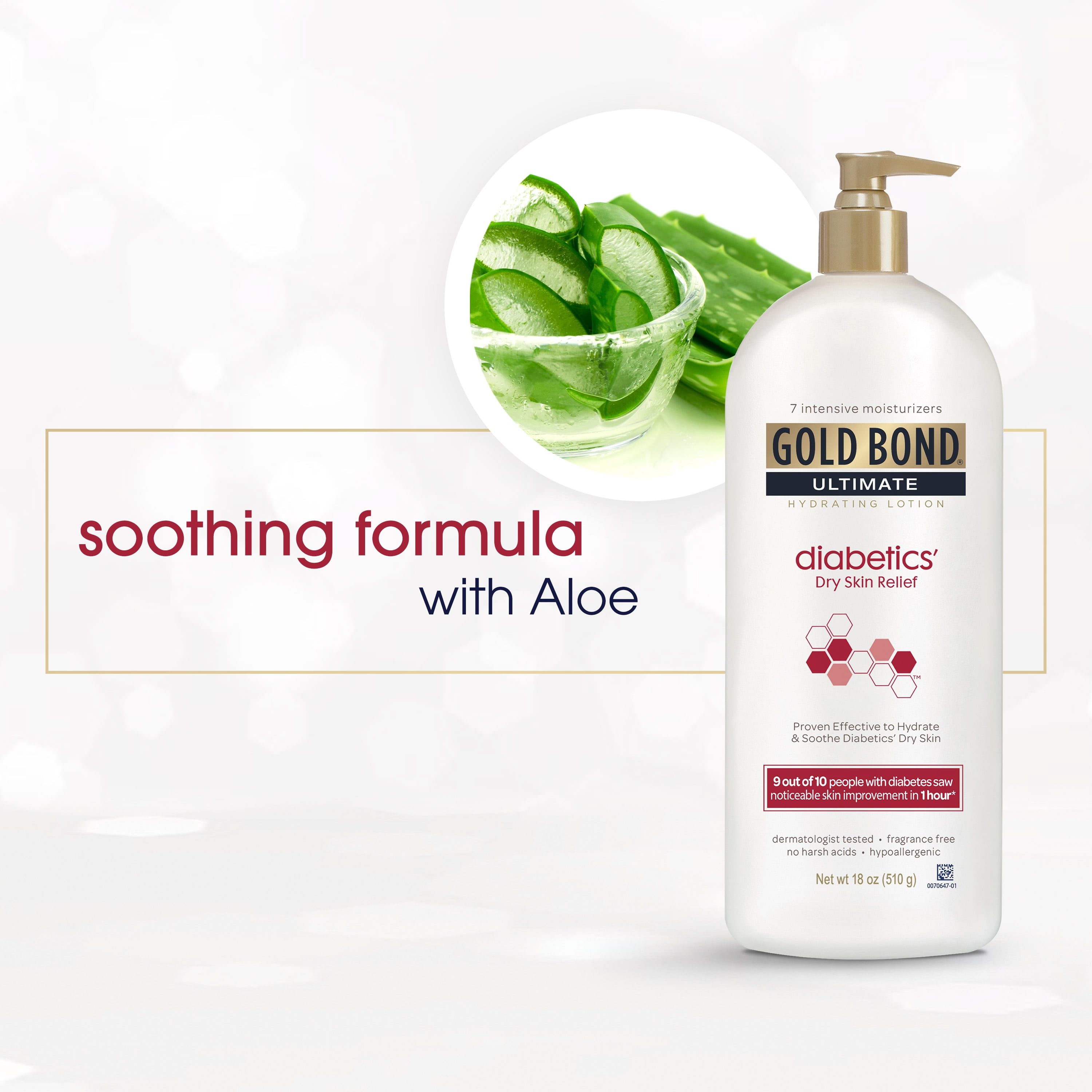 Gold Bond Diabetics Dry Skin Relief Lotion 18 Oz Walmart Com Walmart Com