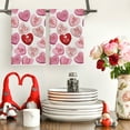 thumbnail image 6 of Sm:)e Valentine's Day Kitchen Dish Towels, 18x26 Inch, Set of 2, Love Hearts, 6 of 6