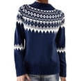 thumbnail image 1 of Chandail en Tricot pour Femmes Hiver Chaud Chandail Ample Col Roulé Décontracté Doux Fil Confortable Automne, 1 of 4