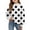 #A03-White, variant on Abcomgle Girls Sweatshirt 14-16 Cute Mock Neck Long Sleeve Girls Pullover Top Oversized Polka Dot Sweaters for Teens Cotton Winter School Clothes for Teen Girls