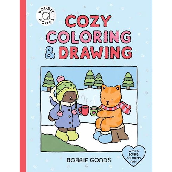 Pre-Owned Official Bobbie Goods Bobbie Goods Cozy Coloring & Drawing: With a Bonus Coloring Pad, (Paperback)