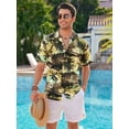 thumbnail image 5 of sogami Mens's Hawaiian Shirts Beach Vacation Party Short Sleeve Aloha Shirt, 5 of 7