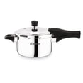 thumbnail image 1 of Trimax Triply Stainless Steel 6.5 Liters Outer Lid Pressure Cooker | Triply Bottom, For Healthy Cooking, Mirror Finish, Easy To Clean, Durable - Induction Base & Gas Ready, Silver, 5-year Warranty, 1 of 4
