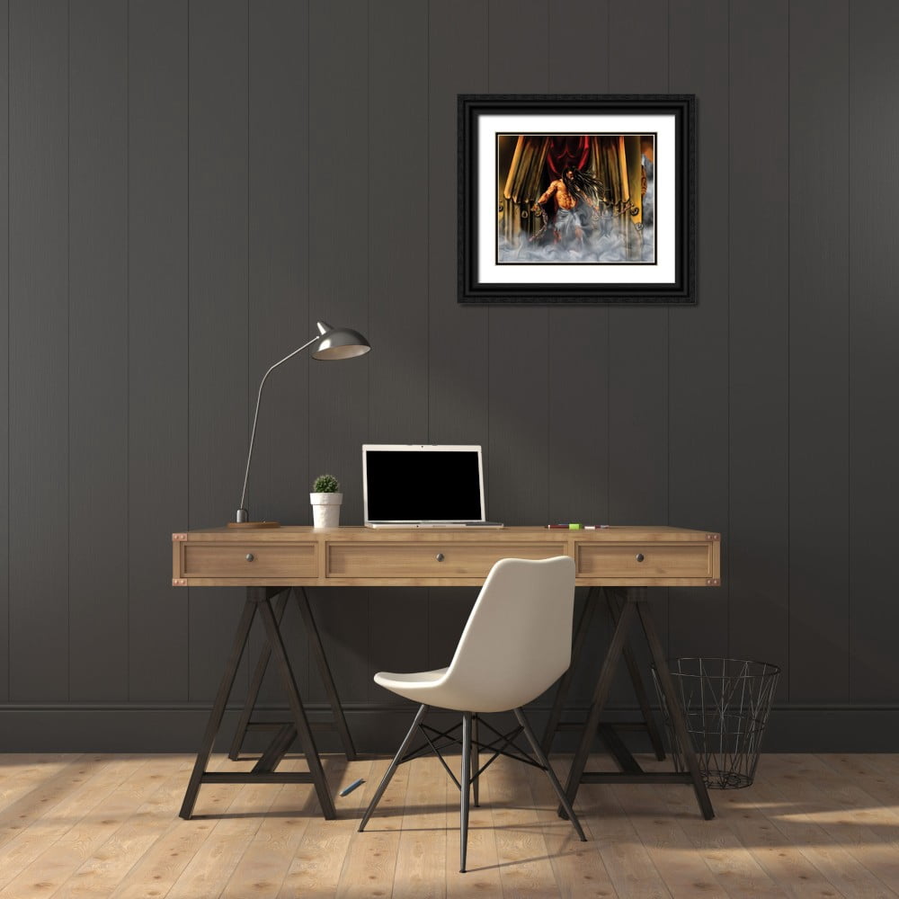 Unknown 14x12 Black Modern Framed Museum Art Print Titled - Samson