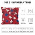 thumbnail image 5 of Pillow Covers Decor Pillow Case Decorations for Home Sofa Couch(Red), 5 of 5
