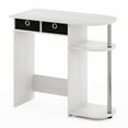 thumbnail image 2 of Furinno Go Green Home Laptop Notebook Computer Desk/Table, Americano/Stainless Steel, 2 of 7