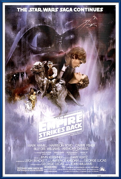 Star Wars Episode V Empire Strikes Back Framed Movie Poster 24x36