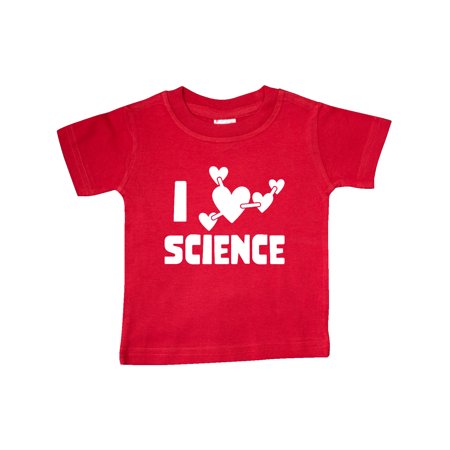 

Inktastic I Love Science Heart Molecules Gift Baby Boy or Baby Girl T-Shirt