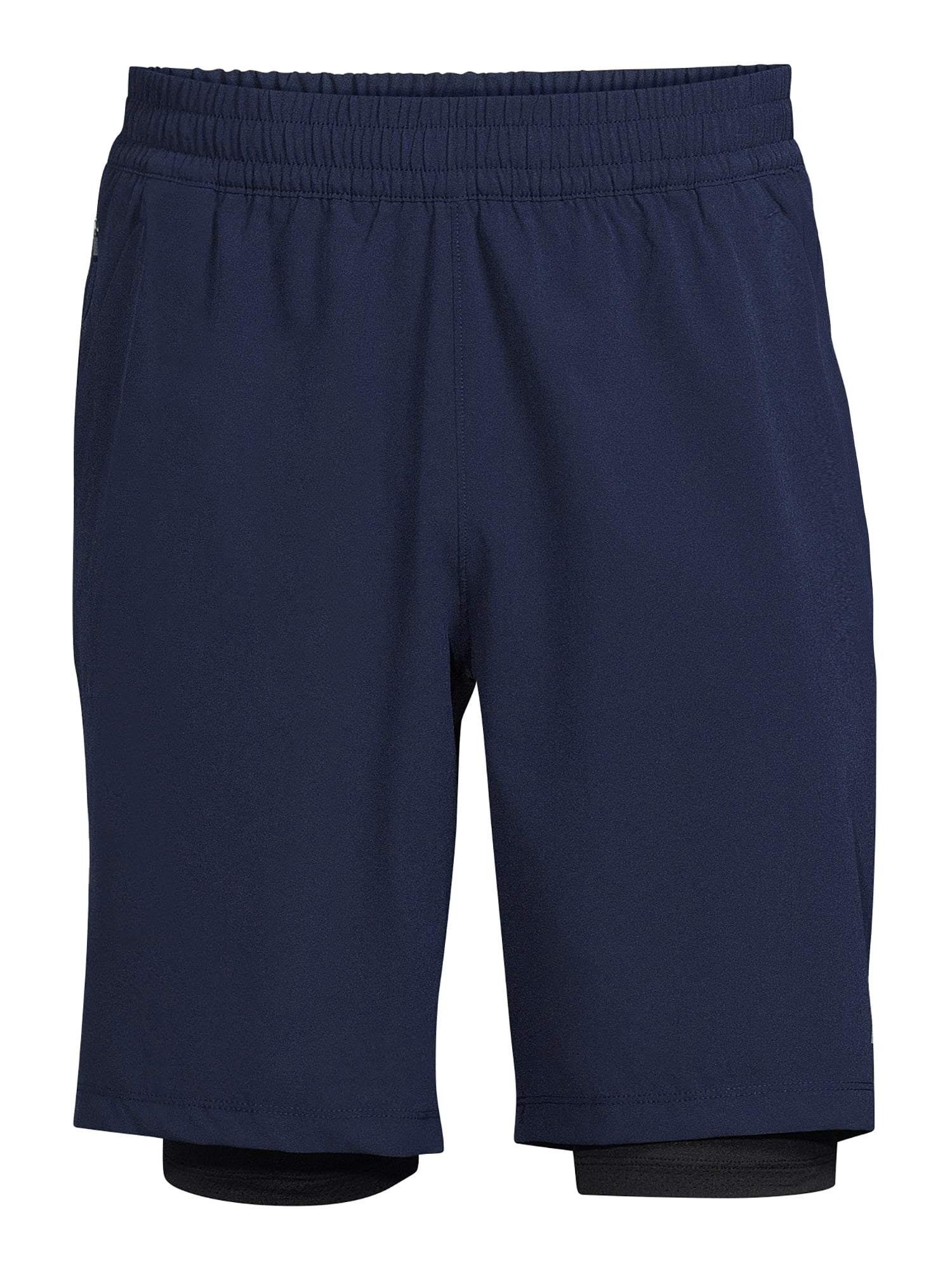 Russell Men's and Big Men's Active 2-in-1 Woven Shorts with Liner, up to size 5XL