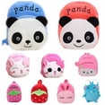 thumbnail image 2 of Cartoon Animal Cat Panda Pattern Mini Backpack For Kids Birthday Gift, 2 of 7