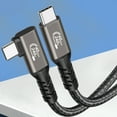 thumbnail image 4 of High Speed USB C Cable 90 Degree Connector 40Gbps Data Transfer and 8K Display Compatibilities for Laptops and Tablets, 4 of 12