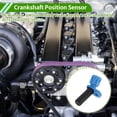 thumbnail image 2 of Sensor de Posición del Cigüeñal No.6M5G6D298BA para FORD Focus Mk2 Hatchback 1.4 1.6 1.6Ti 2004-2012, Resistente Negro Azul, Sensor CKP de Motor, Metal Plástico, 1 Pc, 2 of 6