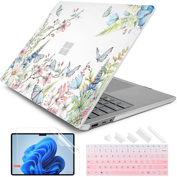 Premium Laptop Case for 15 inch Microsoft Surface Laptop 5 4 3 with Metal Palm Rest Designed Matte Protective