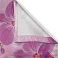 thumbnail image 3 of Ambesonne Floral Kitchen Curtains, Exotic Orchid Flowers, 55"x39", Purple Pale Pink Blue, 3 of 3