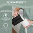 thumbnail image 3 of Espumador de leche 4 en 1,espumador de leche autom&aacute;tico,espumador de leche y calentador el&eacute;ctrico para leche caliente,caf&eacute; con leche,capuchino,chocolate caliente (Negr, 3 of 7