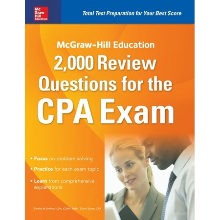McGraw-Hill Education 2,000 Review Questions for the CPA (Best Cpa Study Material)