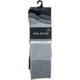 thumbnail image 4 of GOLDTOE Edition Mens Feeder Stripes Crew Socks, 3-Pack, 4 of 5