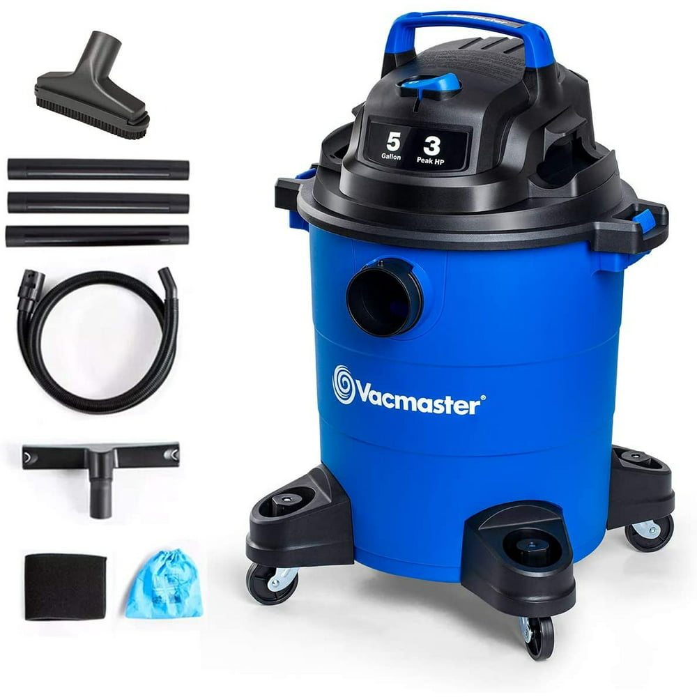 Vacmaster 3 Peak Hp 5 Gallon Wet Dry Vacuum Cleaner Lightweight