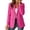 #456-Hot Pink, variant on Women's Single-Breasted Blazer Jacket Notch Lapel Long Sleeve with Pockets Office Outwear for Work Daily