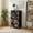 Color-5, variant on 4 Drawer Vertical Storage Dresser Abstract geometric hipster fashion print triangle with Wood Top Fabric Pull Drawers