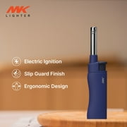 MK Mini Utility Lighter Refillable Butane, Wind-Resistant, Assorted Colors, 2 Pack