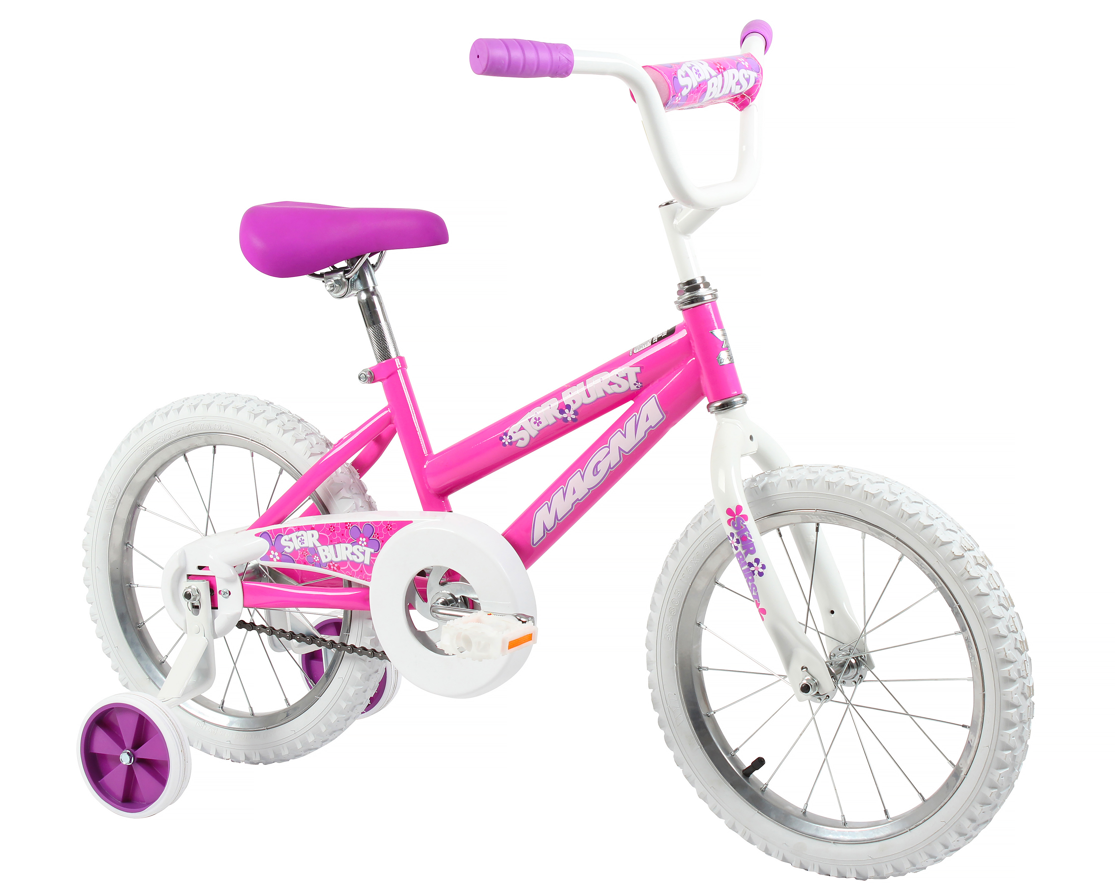 Magna Starburst 16 Bike for Ages 4-8 Pink
